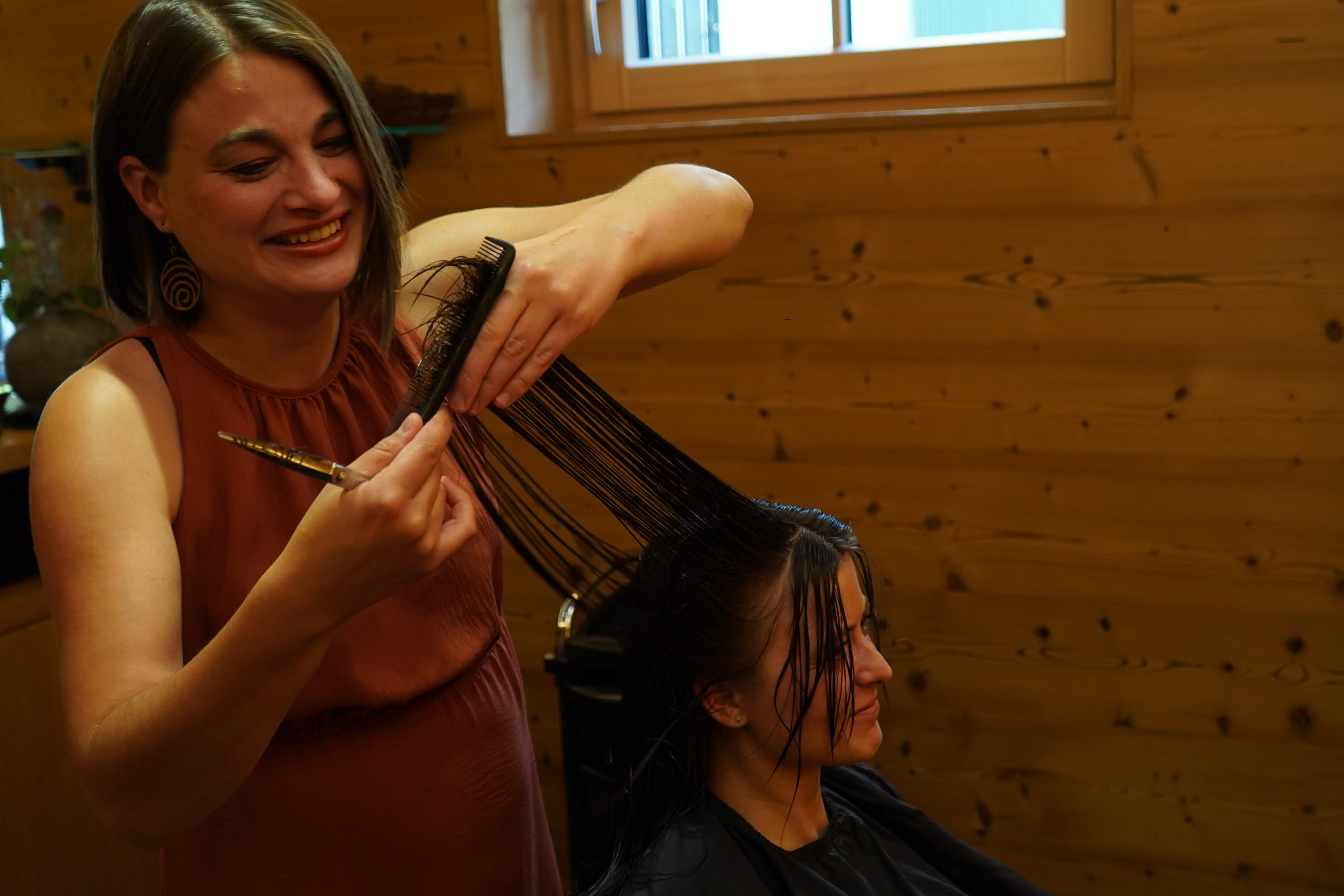 Friseurin Melanie Dünser